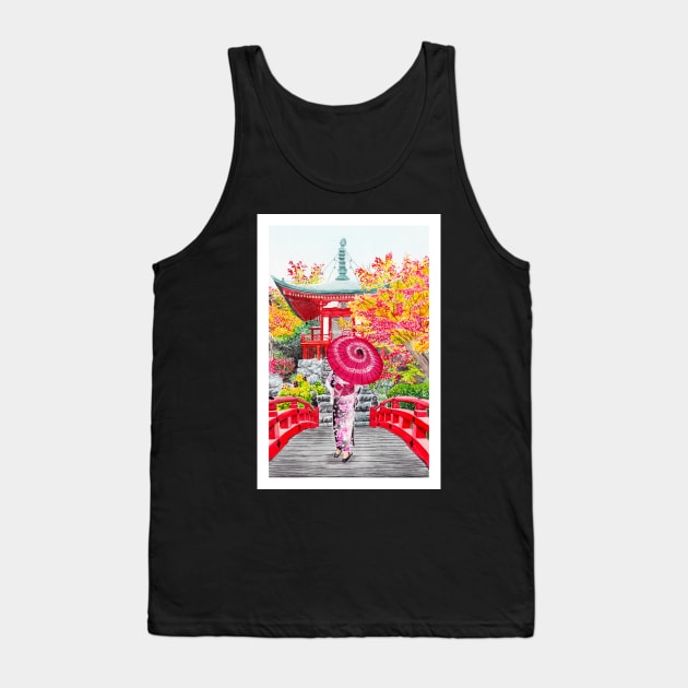 Daigoji Temple, Kyoto Japan Tank Top by NorrskenArt